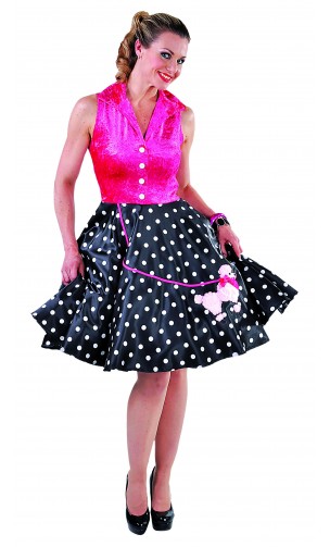 Déguisement année 60 rose