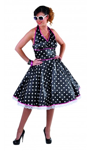 Déguisement année 60 noir