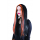 Perruque Sorcière Noir Rouge
