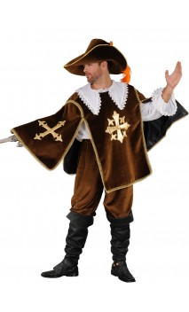 Costume mousquetaire d'Artagnan en location