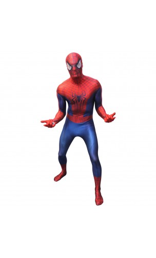 Déguisement spiderman Morphsuit seconde peau luxe pour adulte 165cm en location chez Be Happy et en ligne