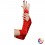 Gants Plissés Rouge 45cm