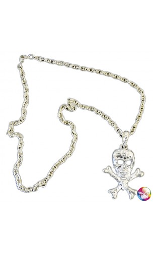 Collier Tête De Mort 70 cm