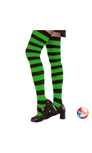 Bas Rayé Vert & Noir