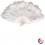 Eventail Marabout Plume Blanche
