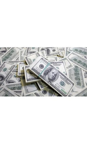 12 Faux Billets Dollar