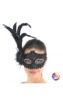 Masque Baroque Black Swan