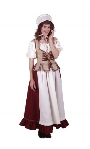 Déguisement Paysanne Luxe