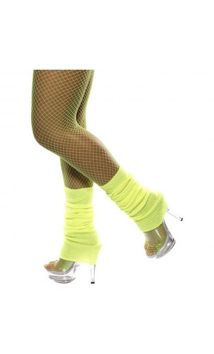 Guêtre Année 80 Jaune Fluo