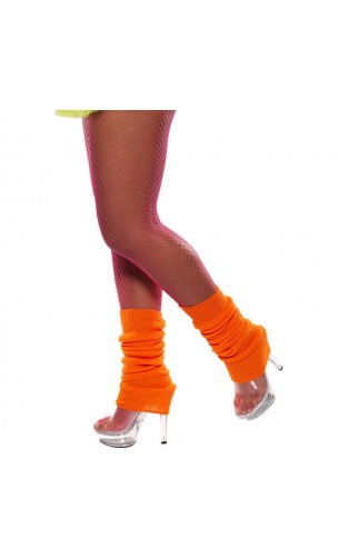 Guêtre Année 80 Orange Fluo