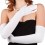 Gants Satiné Blanc 60 cm