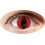 Lentilles oeil de chat rouge