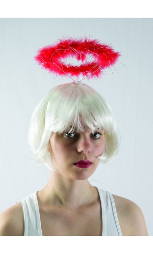 Auréole d'ange rouge