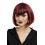 Perruque Vampiresse Rouge Noire
