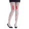 Collant blanc ensanglanté