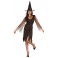 Costume sorcière étoilé orange