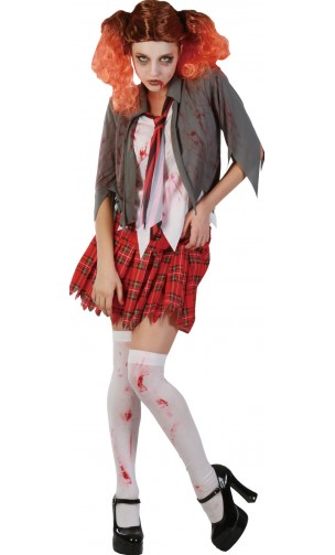 Costume étudiante zombie