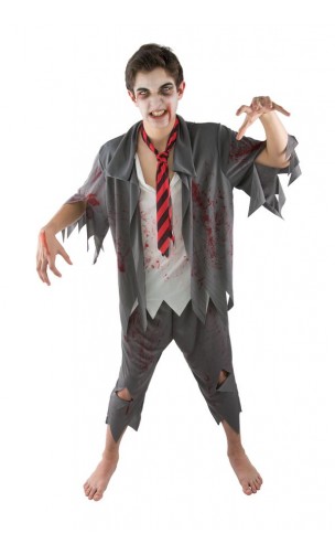 Costume étudiant ado zombie