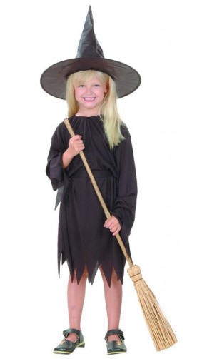Costume sorcière noir enfant