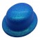 Chapeau melon bleu pailletté