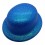 Chapeau melon bleu pailletté