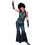Combinaison disco noire femme