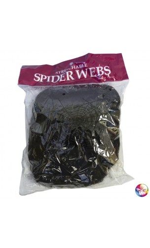 Toile d'araignée noire 100g