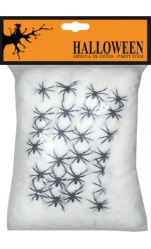 Toile d'araignée blanche 500g