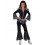 Combinaison disco noir femme 2
