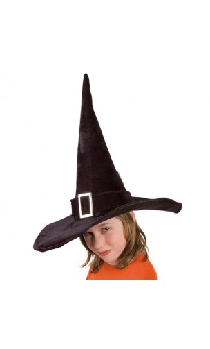 Chapeau sorcière velours enfant
