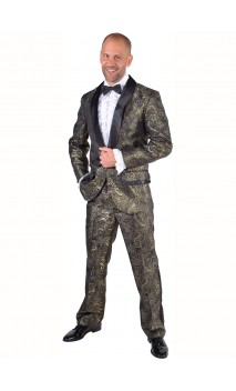 Costume brocardé doré - sapé comme jamais