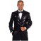 Veste paillettes disco noire