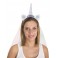 Serre tête licorne avec voile arc en ciel