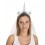 Serre tête licorne avec voile arc en ciel