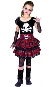 Déguisement punk gothique enfant
