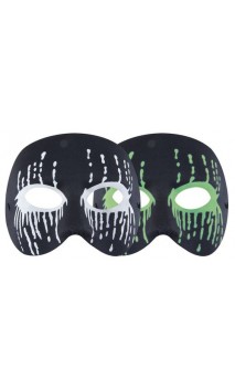 Masque loup avec larmes phosphorescent