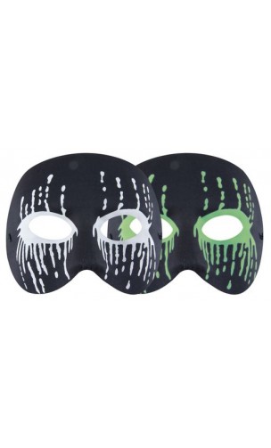 Masque loup avec larmes phosphorescent