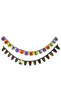 Guirlande carton happy halloween