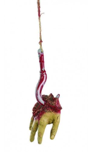 Main arraché sur crochet 60cm