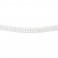 Guirlande Zinnia blanc 4.5m