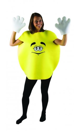 Déguisement bonbon jaune m&m's