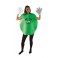 Déguisement bonbon vert m&m's