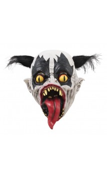 Masque clown monstrueux avec cheveux