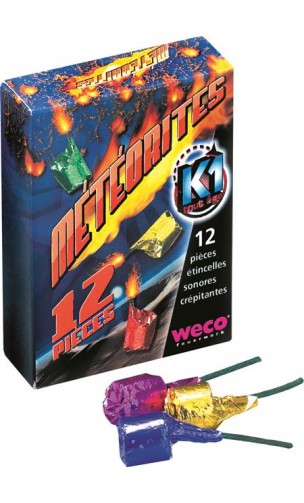 Pétard 12 météorites