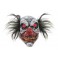 Masque clown fou yeux lumineux