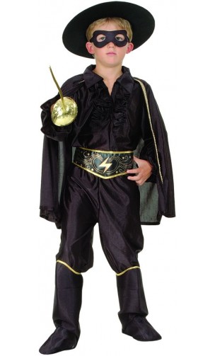 Déguisement zorro luxe enfant