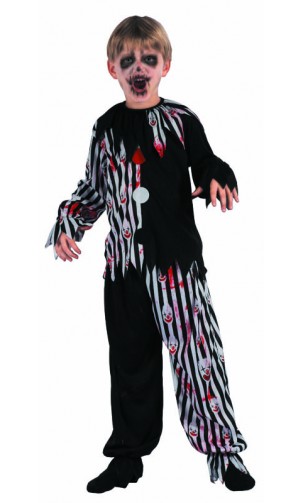 Déguisement clown arlequin enfant
