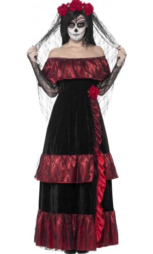 Déguisement senorita dia de los muertos
