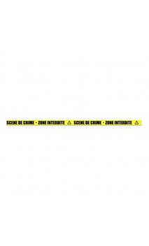 Bande délimitation scène de crime