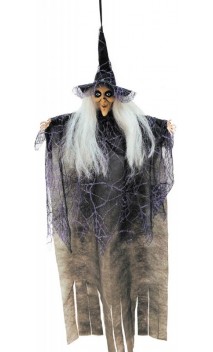 Décoration sorcière suspendue 75cm